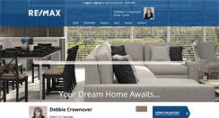 Desktop Screenshot of debbiecrownover.com